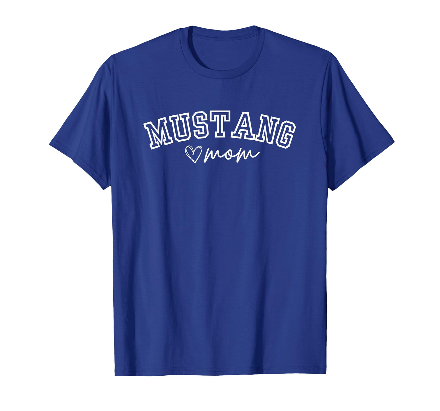 Mustang Mom Shirt, Cute Mascot Team Mom Spirit Tee T-Shirt