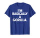 Funny Gorilla Art for Men Women Kids Monkey Gorilla Lover T-Shirt