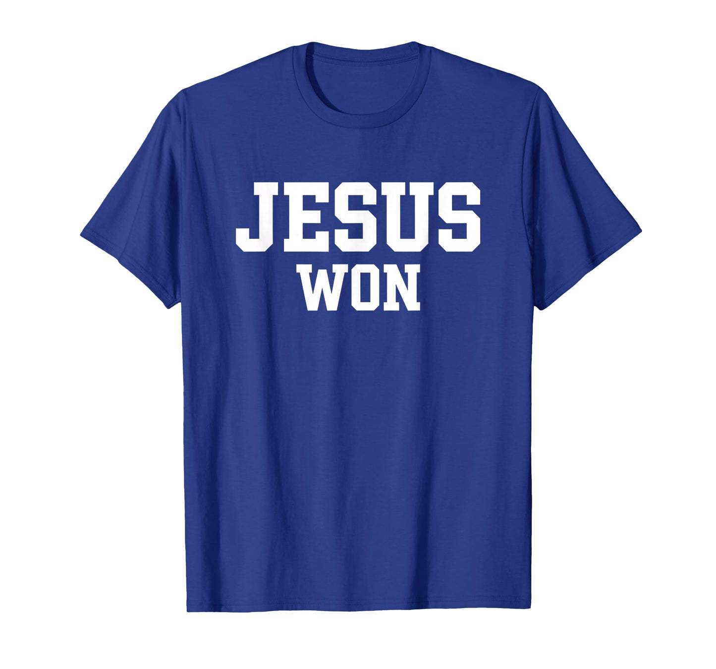 Christian Jesus Won Retro Varsity Statement T-Shirt