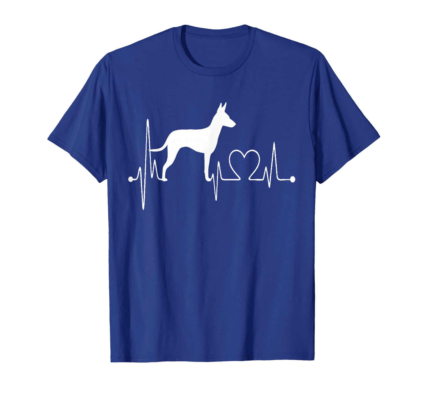 Manchester Terrier Dog My Heartbeat EKG Dogs My Cardio T-Shirt