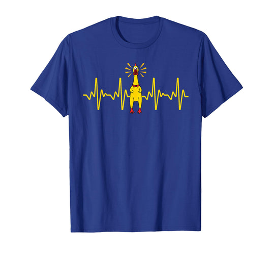 Cool Rubber Chicken Design for Men Women Kids Rubber Chicken T-Shirt
