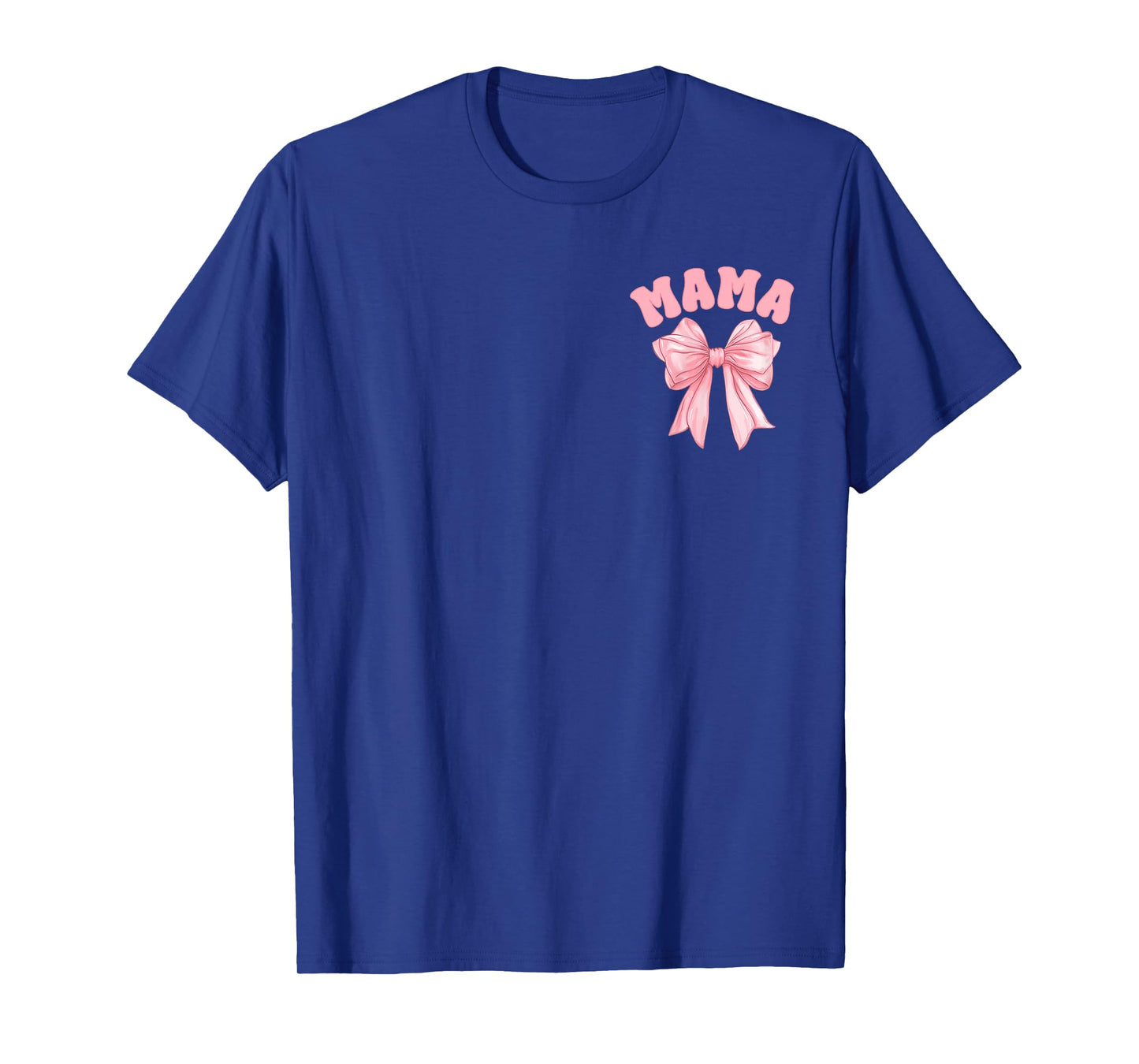 Mama of The Birthday Girl Family Pink Coquette Bow Party T-Shirt