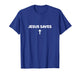 Jesus Saves Cross Subtle Christian Minimal Religious Faith T-Shirt