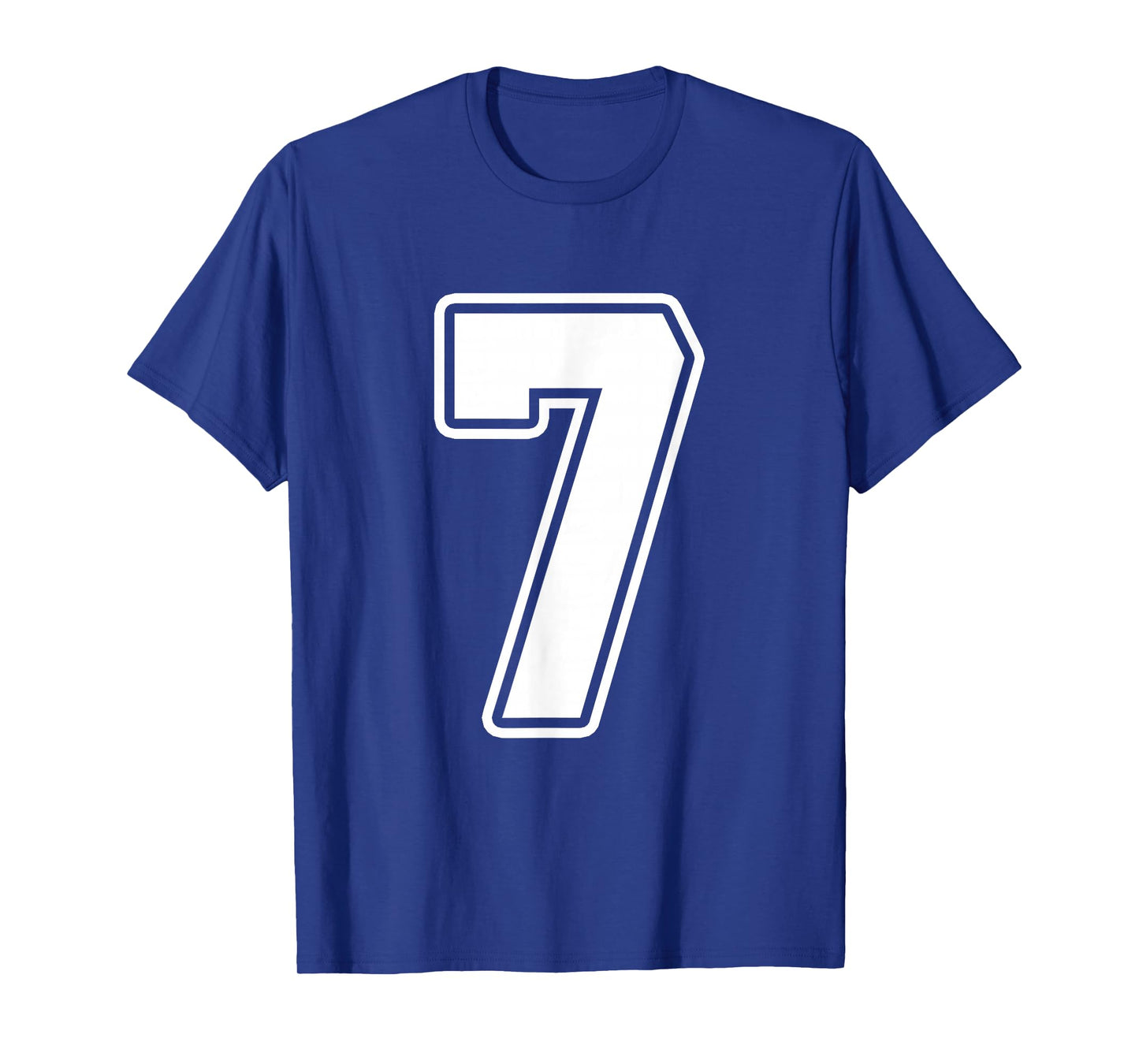 Number 7 Six Seven 6 7 Meme Funny 7th Birthday Design T-Shirt