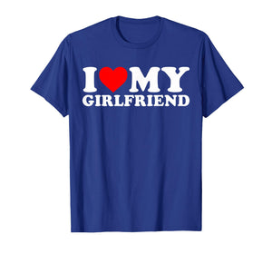 I Love My Beautiful Girlfriend I Heart My Beautiful GF T-Shirt