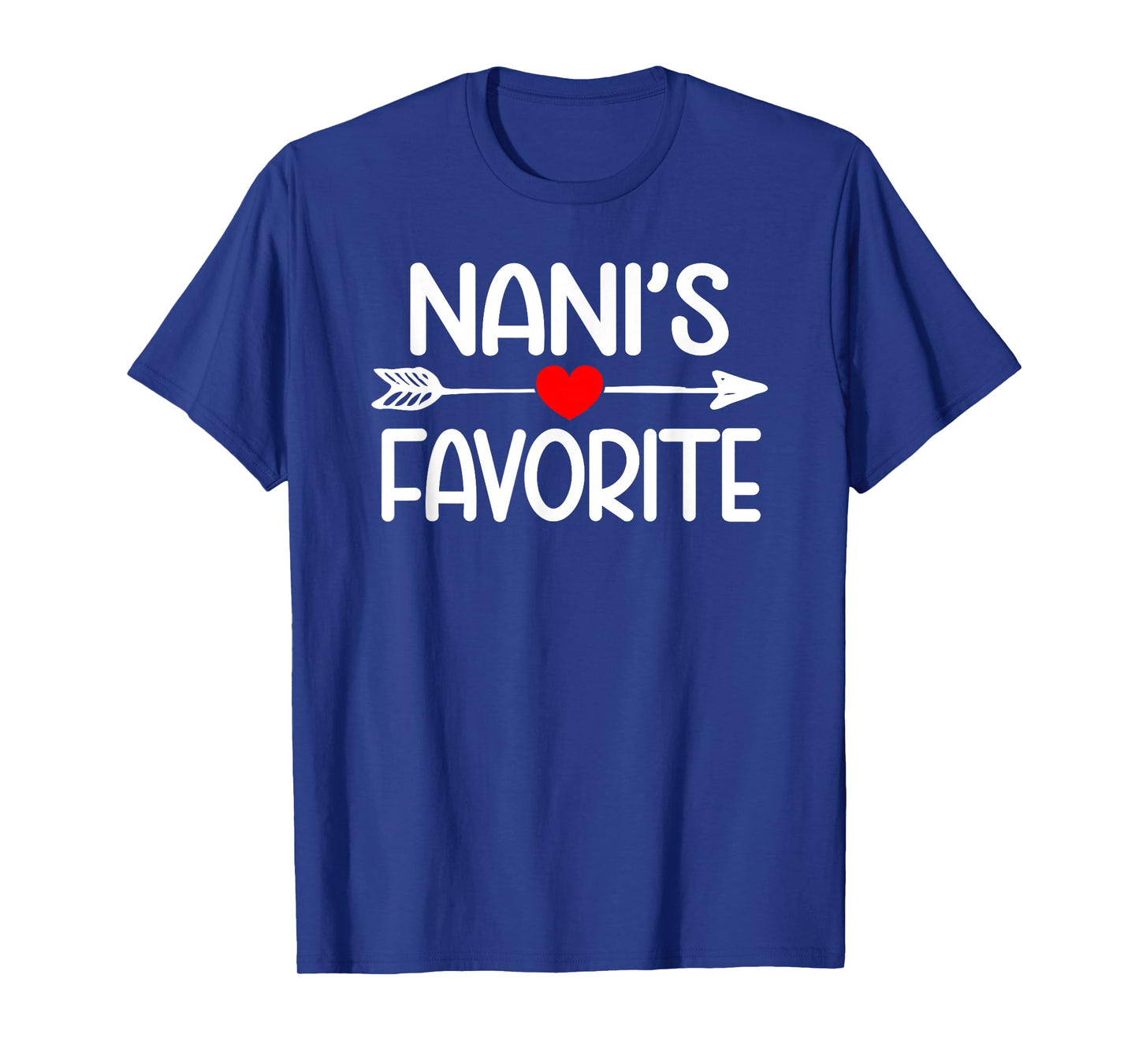 Nani's Favorite Grandchild Youth Grandson Granddaughter T-Shirt