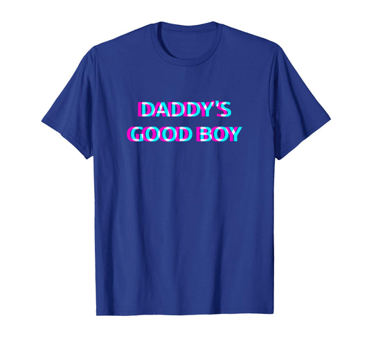 Daddy's Good Boy 2000s Grunge Aesthetic Dog Themed T-Shirt
