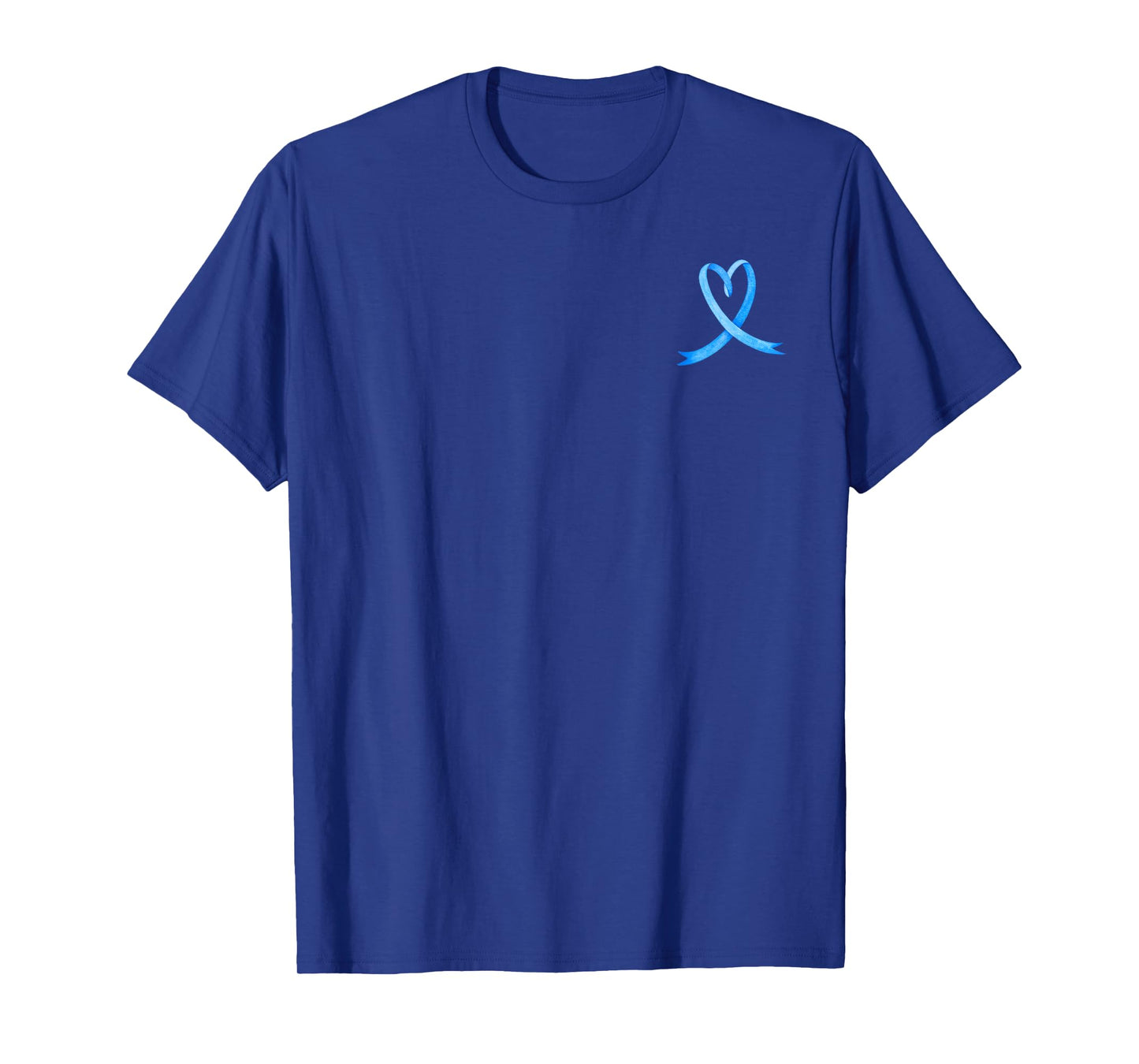 Cute Blue Ribbon Diabetes Awareness Women Men Kids T-Shirt