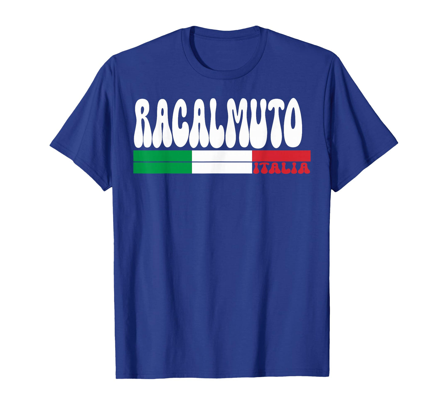 RACALMUTO City Italia Vintage Italy Flag for Travel Lovers T-Shirt