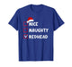 Nice Naughty Redhead Funny Christmas List T-Shirt