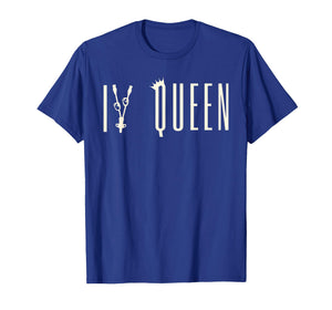 Iv Queen Infusion Nurse Picc Nurse Tee Intravenous Therapy R T-Shirt