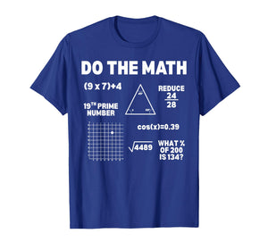 Do The Math 67 Meme Funny Six Seven Men Women Teacher T-Shirt