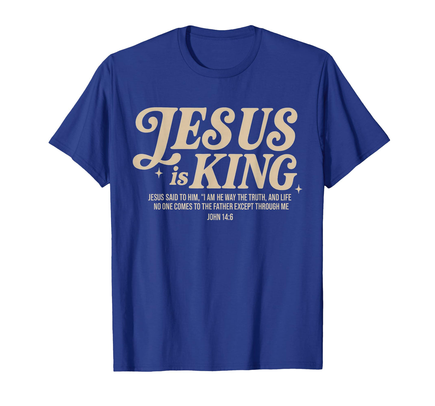 Vintage Retro Jesus is King Name Gift for Men Women Kid T-Shirt
