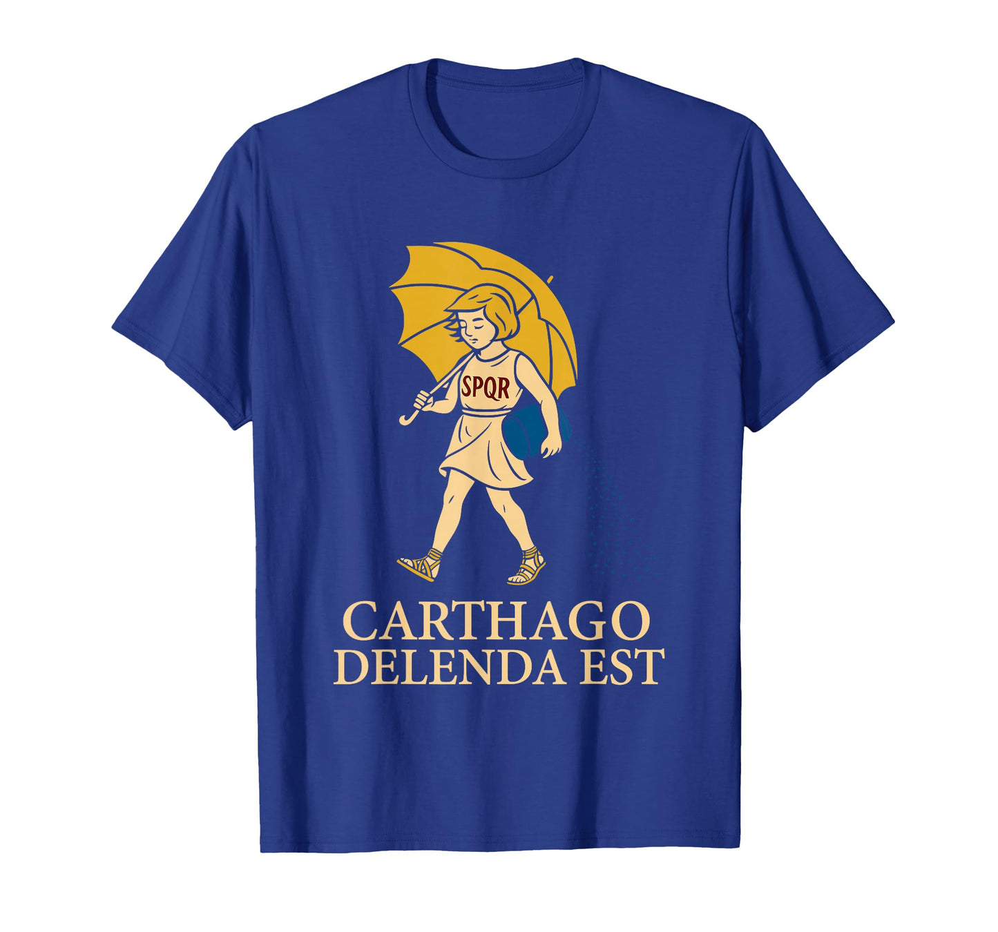 Carthago Delenda Est Funny Roman History Attire (SPQR) T-Shirt