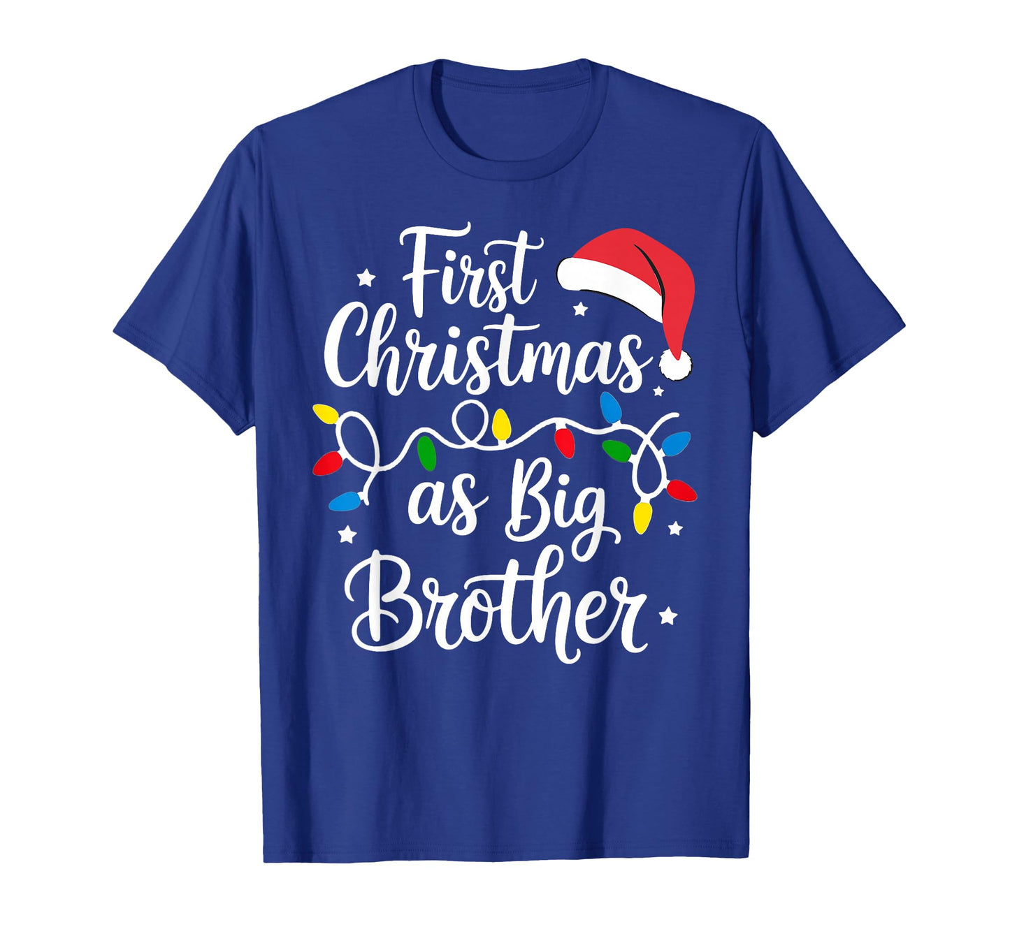 First Christmas as Big Brother Cute Holiday New Brothers T-Shirt