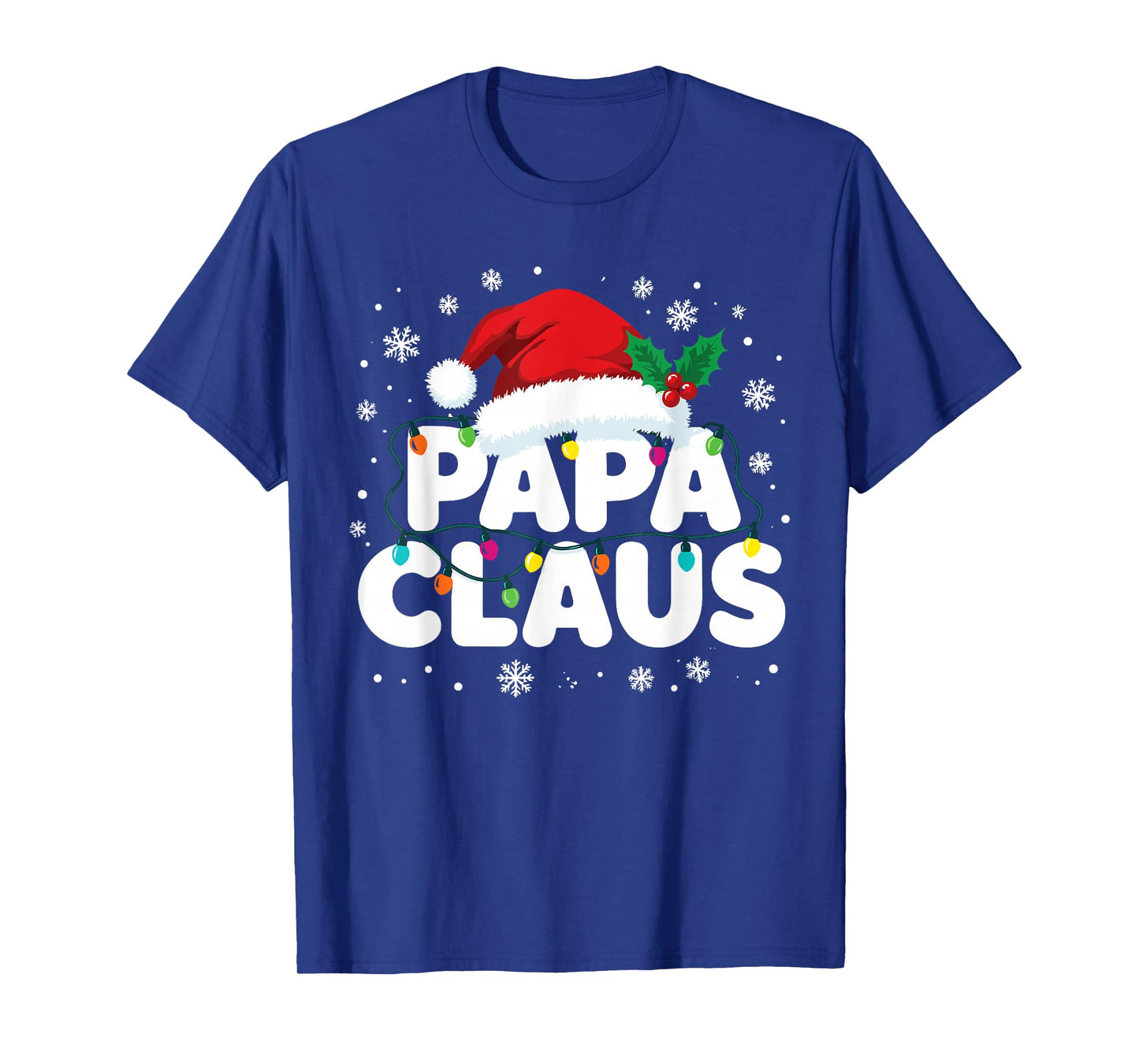 Papa Claus Matching Family Christmas Pajamas T-Shirt