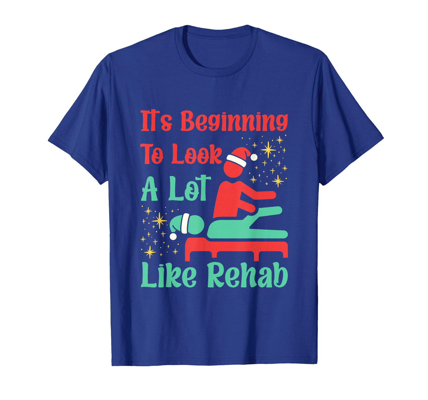 Funny Physical Therapist Therapy Christmas Xmas Holiday T-Shirt