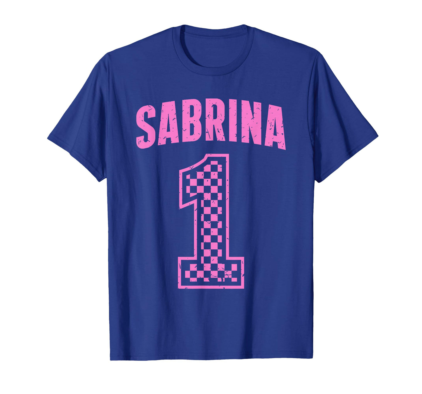Vintage Sabrina Supporter Number 1 Checkered Greatest Fan T-Shirt