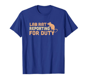 Lab Rat Reporting for Duty Funny Game Gamer Technician T-Shirt