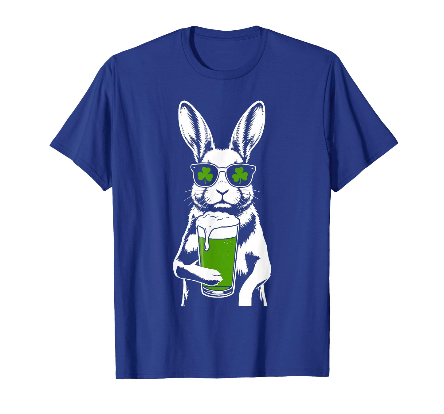 Rabbit St Patty's Shamrock Beer Funny St Patrick's Day T-Shirt
