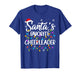 Santa Favorite Cheerleader Christmas Funny Cheerleading Xmas T-Shirt