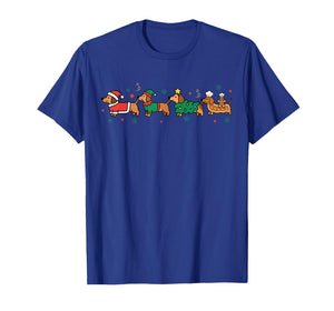 Christmas Dachshund Dog Mom Xmas Wiener Family Matching T-Shirt