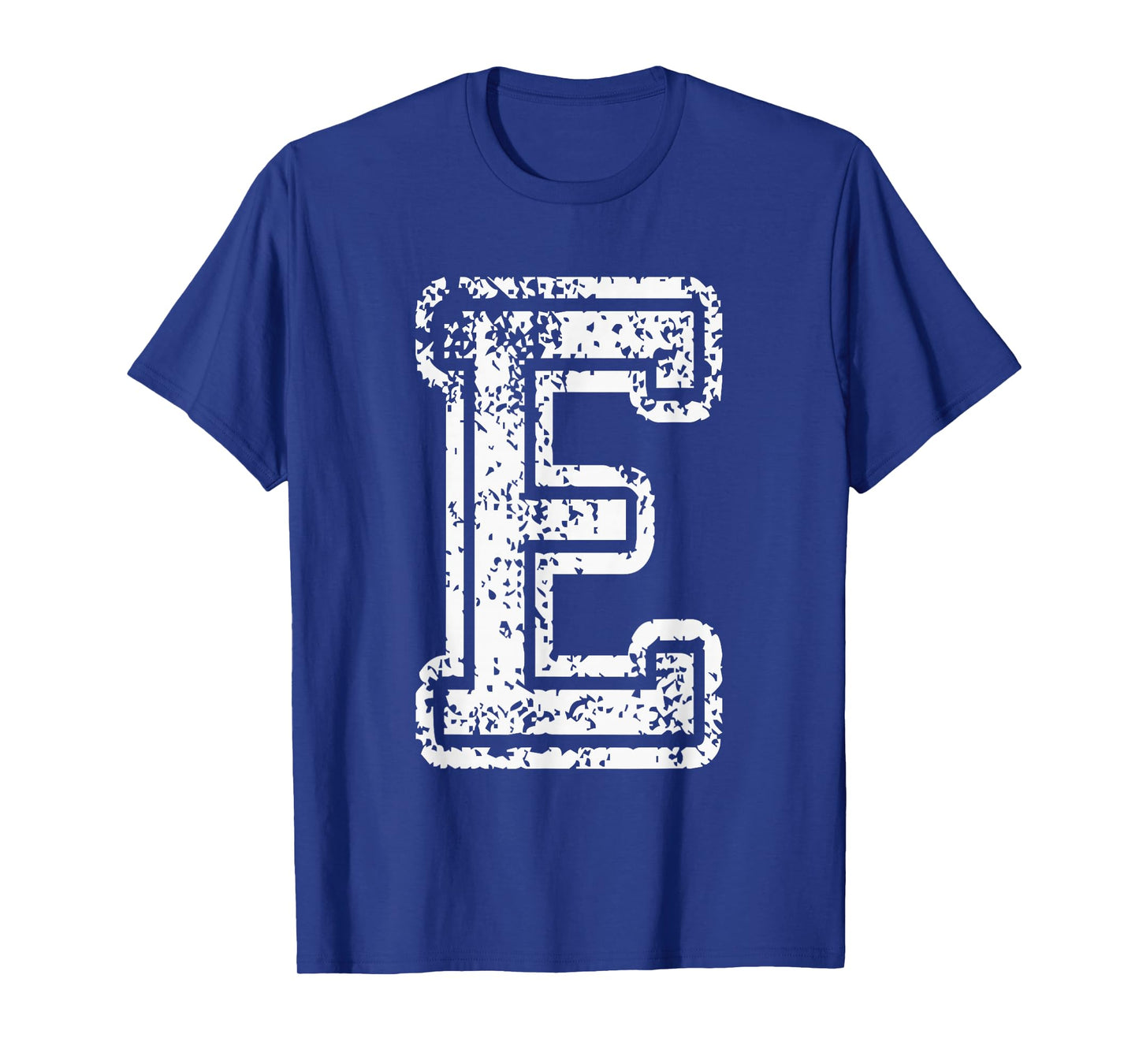Team Jersey E Spelling Names School Sports Vintage Letter E T-Shirt