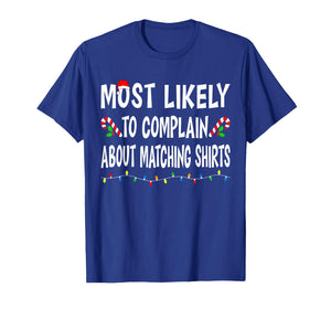 Most Likely to Christmas Xmas Pajamas Funny Matching Family T-Shirt