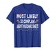 Most Likely to Christmas Xmas Pajamas Funny Matching Family T-Shirt