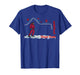 Funny Slope Dude Algebra Geometry Middle School Math Teacher T-Shirt