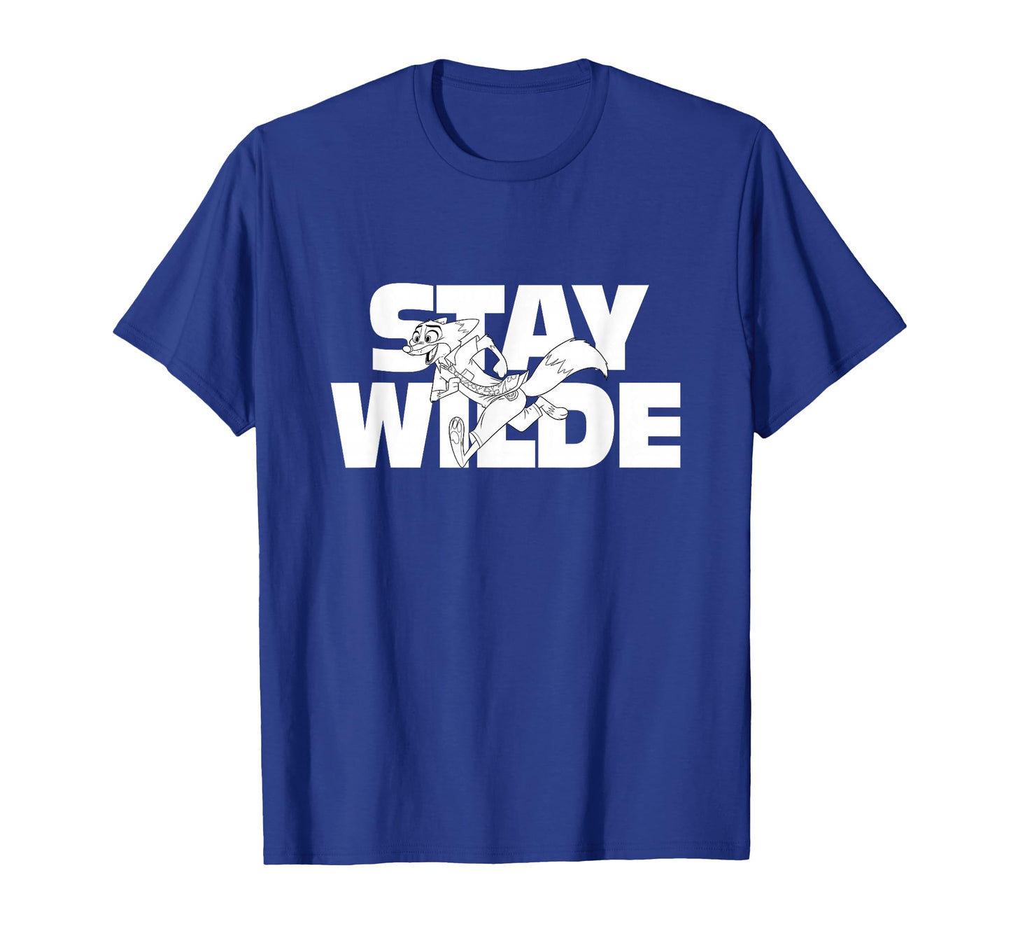 Disney Zootopia 2 Stay Wilde Nick Running Chest Logo T-Shirt