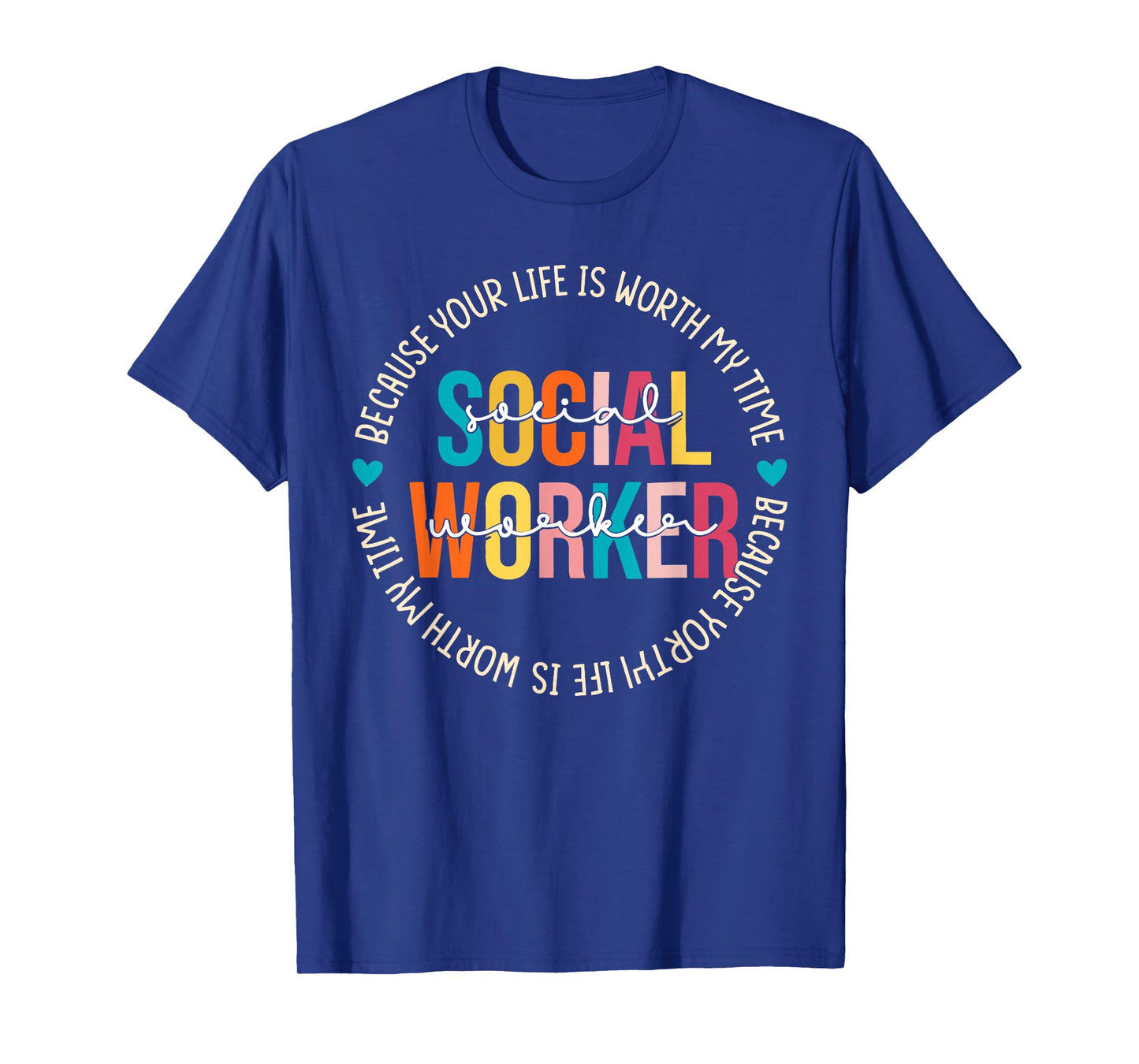 Advocate Support Empower Social Worker Social Work Month T-Shirt