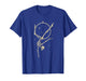Skeleton Aerial Hoop Silk Aerialist Funny Circus Artist T-Shirt