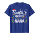 Santa Favorite Nana Christmas Lights Funny Grandma Xmas T-Shirt