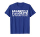 Grandma's Favorite Grandchild Grandson Granddaughter Funny T-Shirt