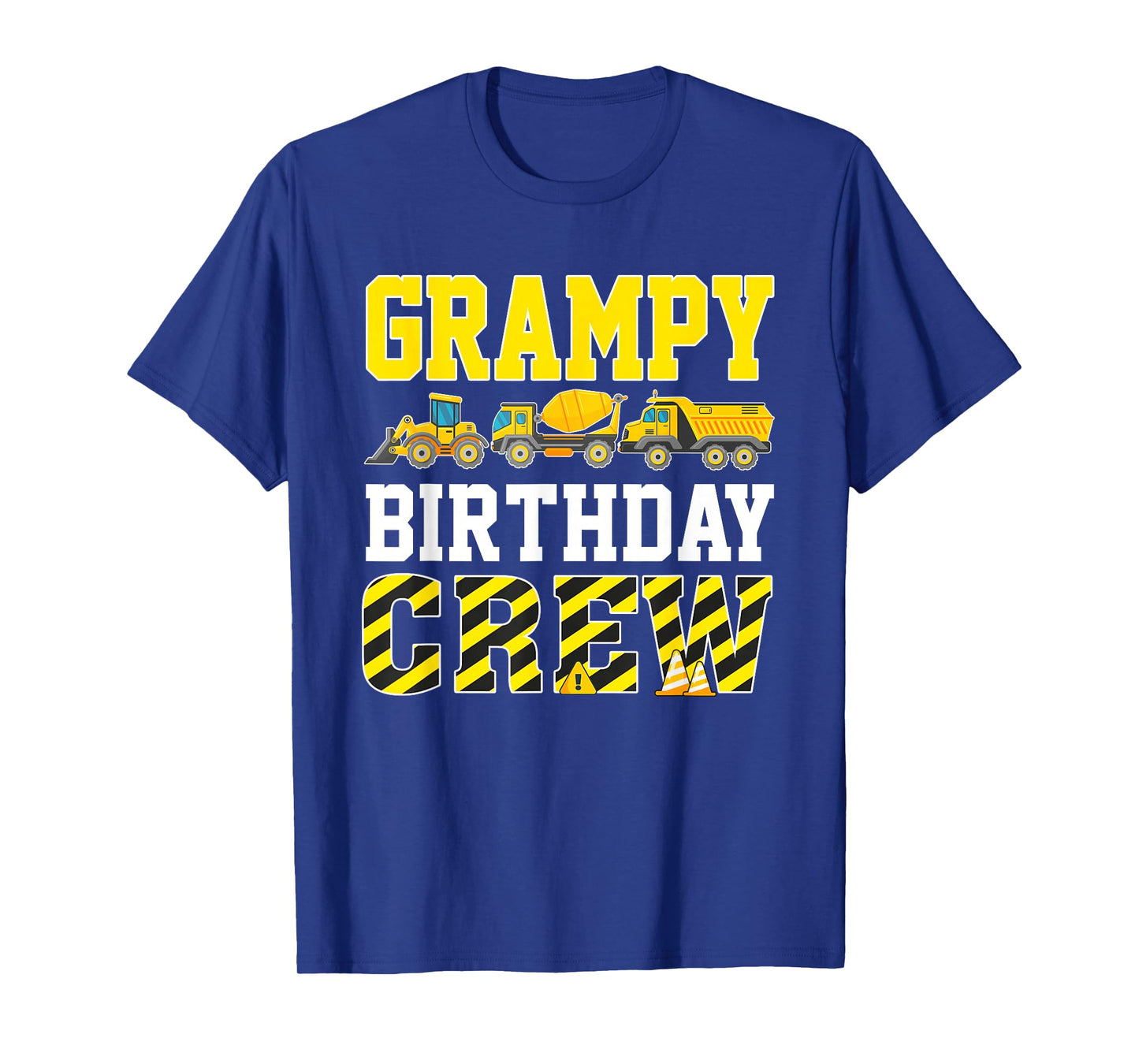 Grampy Birthday Crew Construction Truck T-Shirt