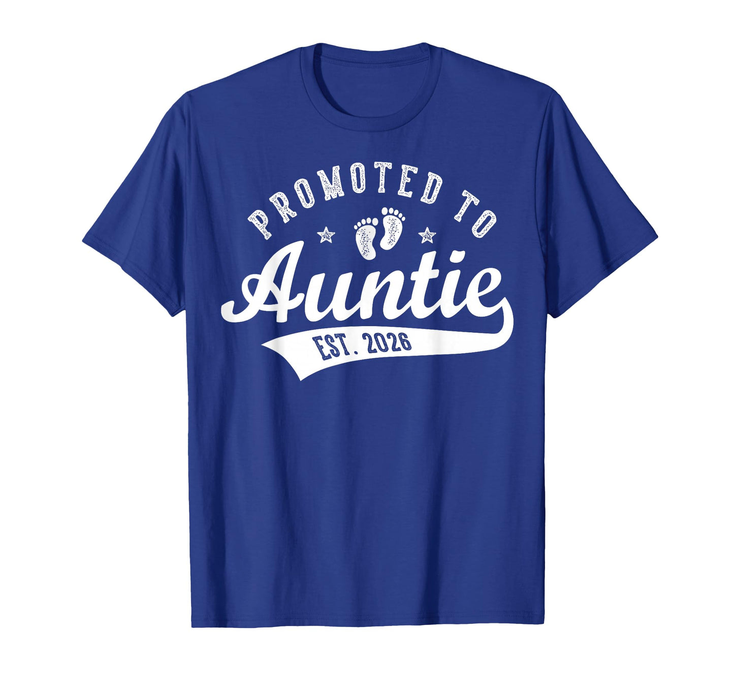 Promoted to Auntie Est. 2026 Baby Announcement Matching T-Shirt