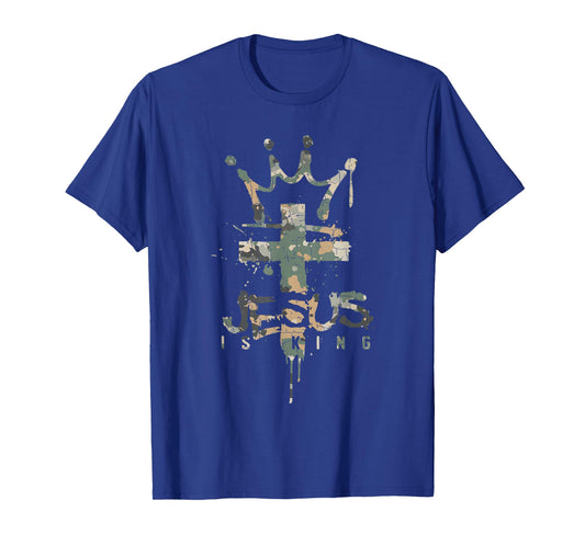 Vintage Camo Believers God Lovers Faith Christian Tee T-Shirt