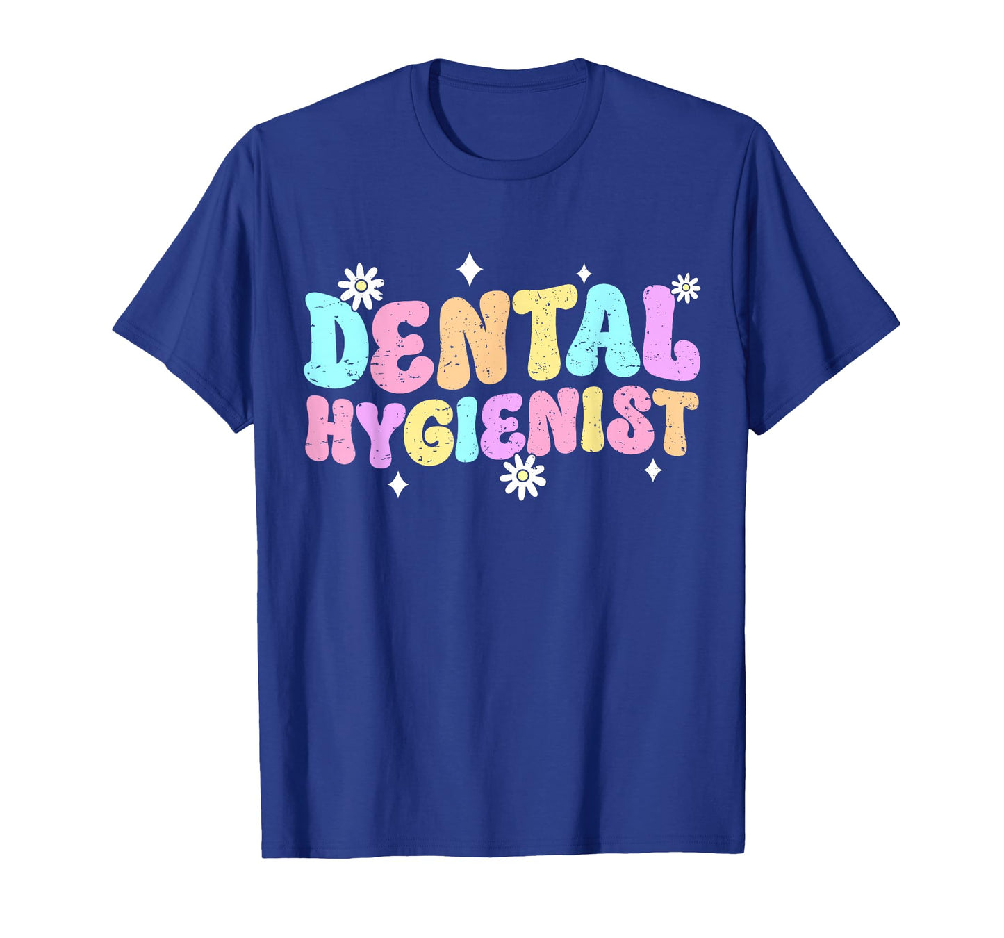 Retro Dental Hygienist Dental Health Appreciation Womens T-Shirt