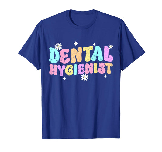 Retro Dental Hygienist Dental Health Appreciation Womens T-Shirt