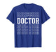 Doctor Funny Layered Text Medical Men Women T-Shirt