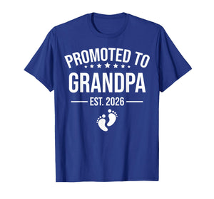 1st Time Grandpa EST 2026 New First Grandpa 2026 T-Shirt
