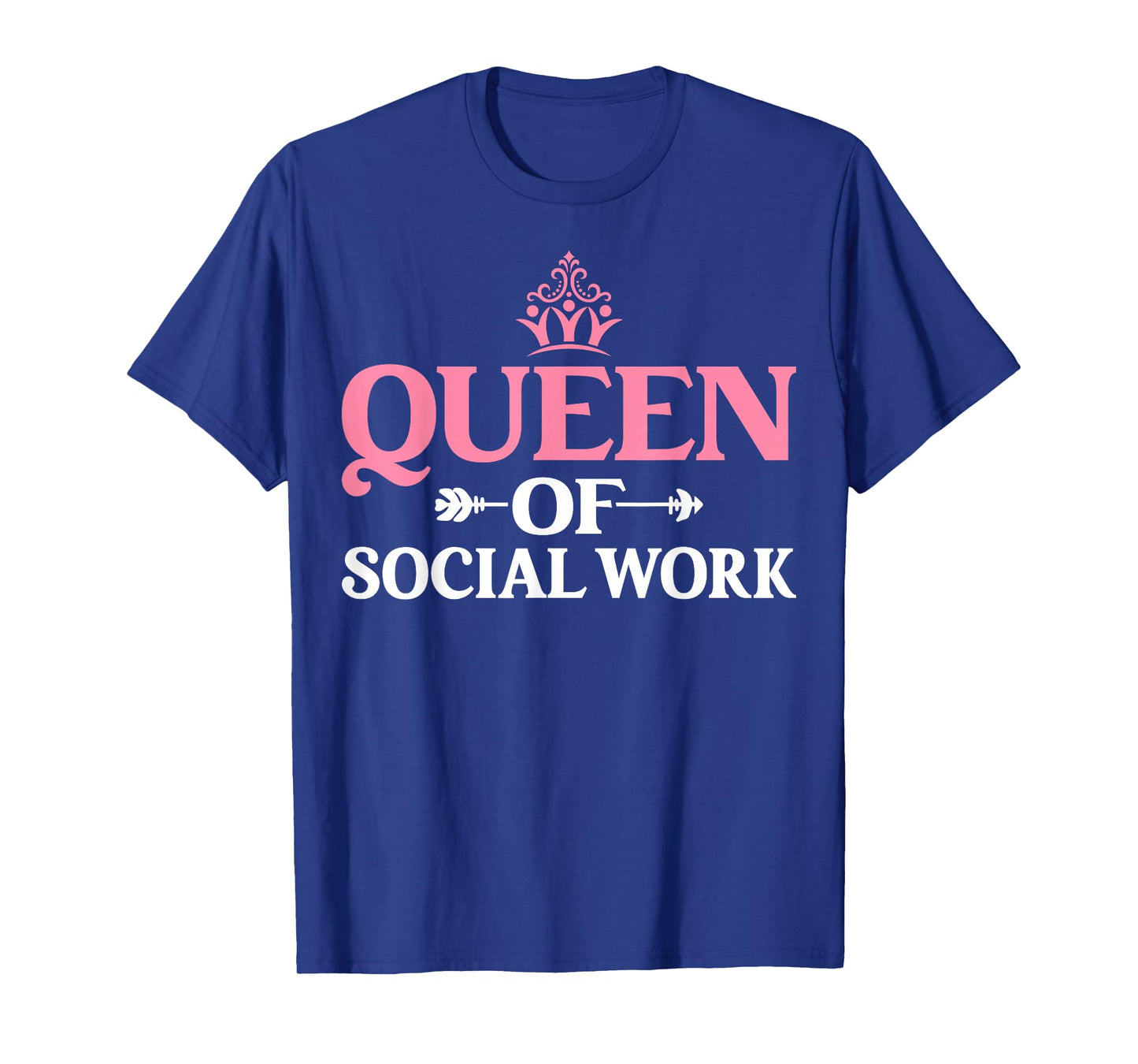 Queen of Social Work Crown Social Worker Women T-Shirt