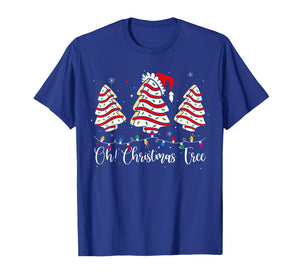 Groovy Oh Christmas Tree Cakes Debbie Becky Jen Cake Lovers T-Shirt