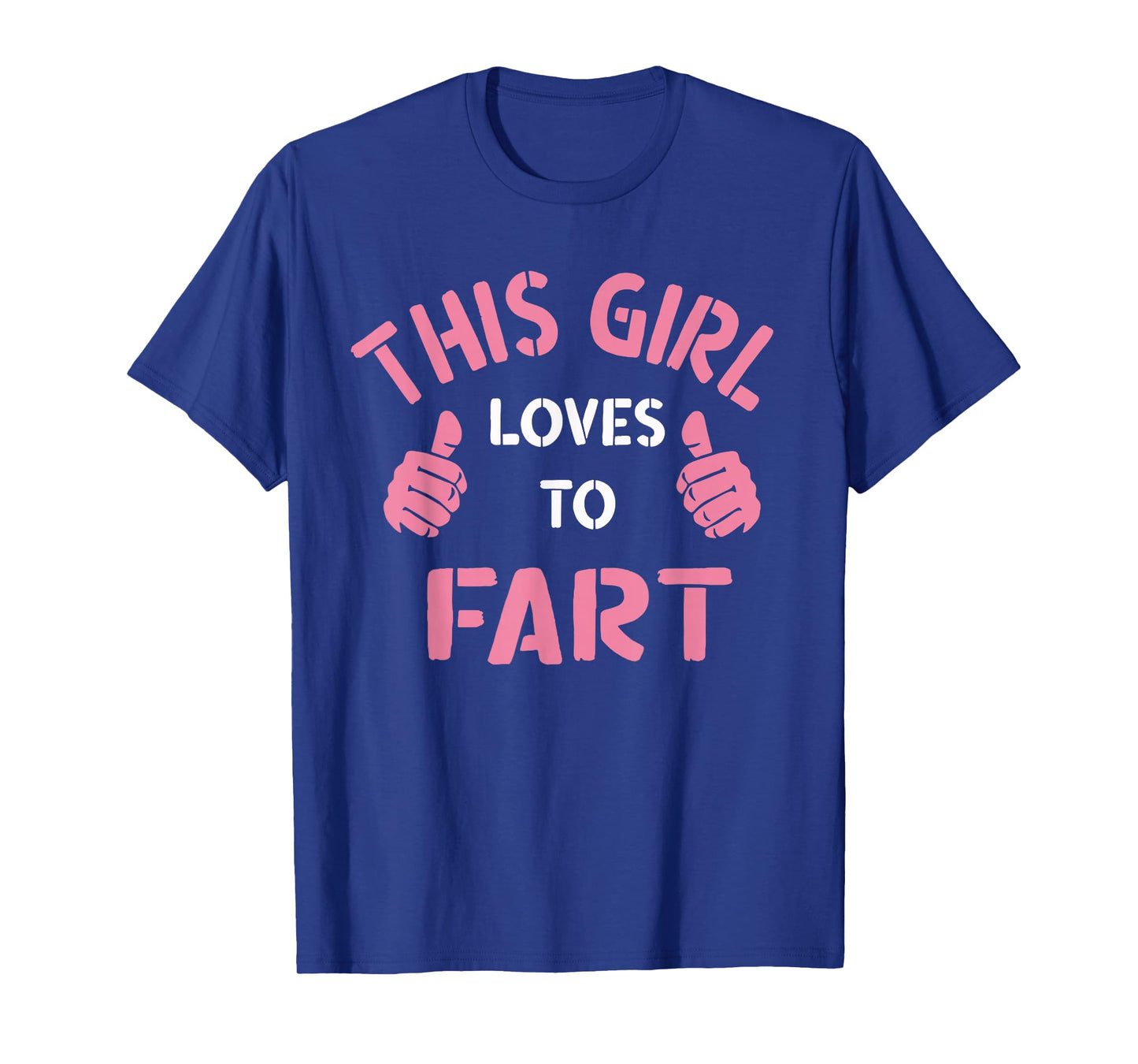 Vintage Funny Sarcastic Saying This Girl Loves to Fart T-Shirt