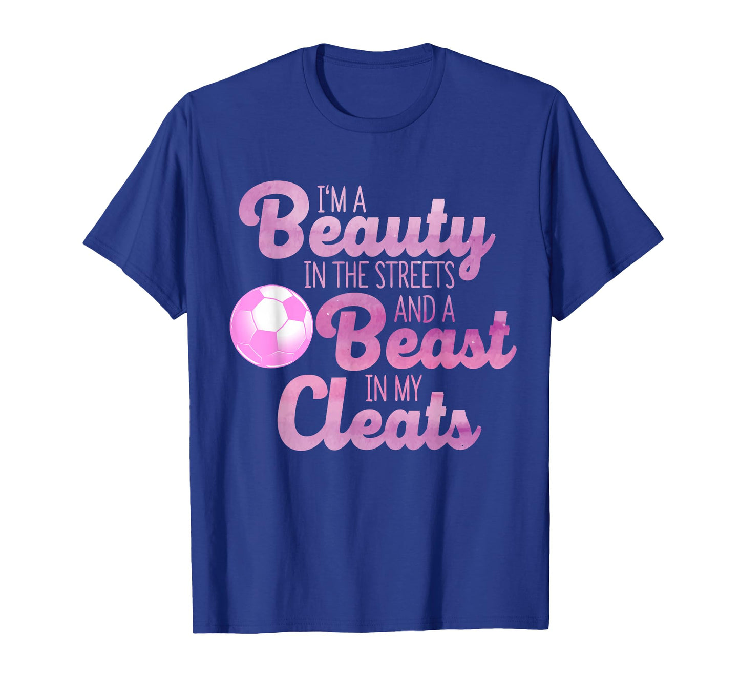 Funny Soccer Art for Women Girls Soccer Player Soccer Lover T-Shirt