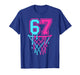Drip 67 Basketball Six Seven Meme Game Day 6 7 Teens Boys T-Shirt
