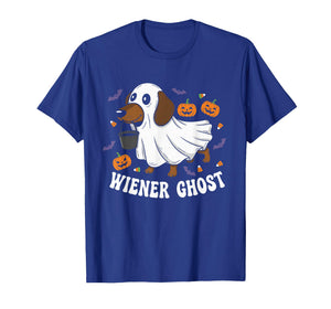 Wiener Ghost Funny Dachshund Halloween Dog T-Shirt
