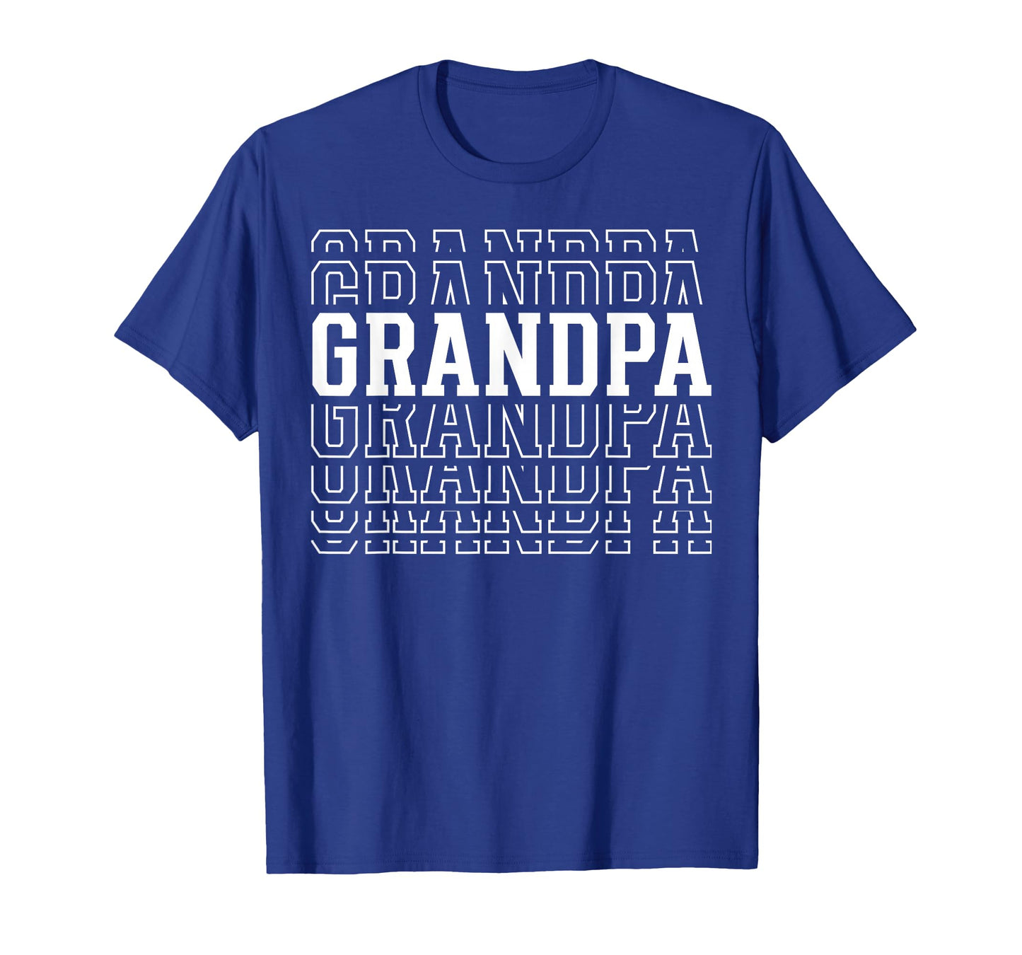 Grandpa Funny Layered Text Father's Day Grandpa T-Shirt