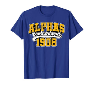 Alpha African Fraternity 1906 Alphas Brother Matching T-Shirt